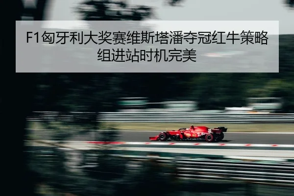 F1匈牙利大奖赛维斯塔潘夺冠红牛策略组进站时机完美
